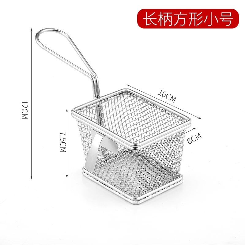 Gambar Stainless steel hot pot leaking net pot side hanging hot pot colander round hot pig head fan filter mesh with hook square