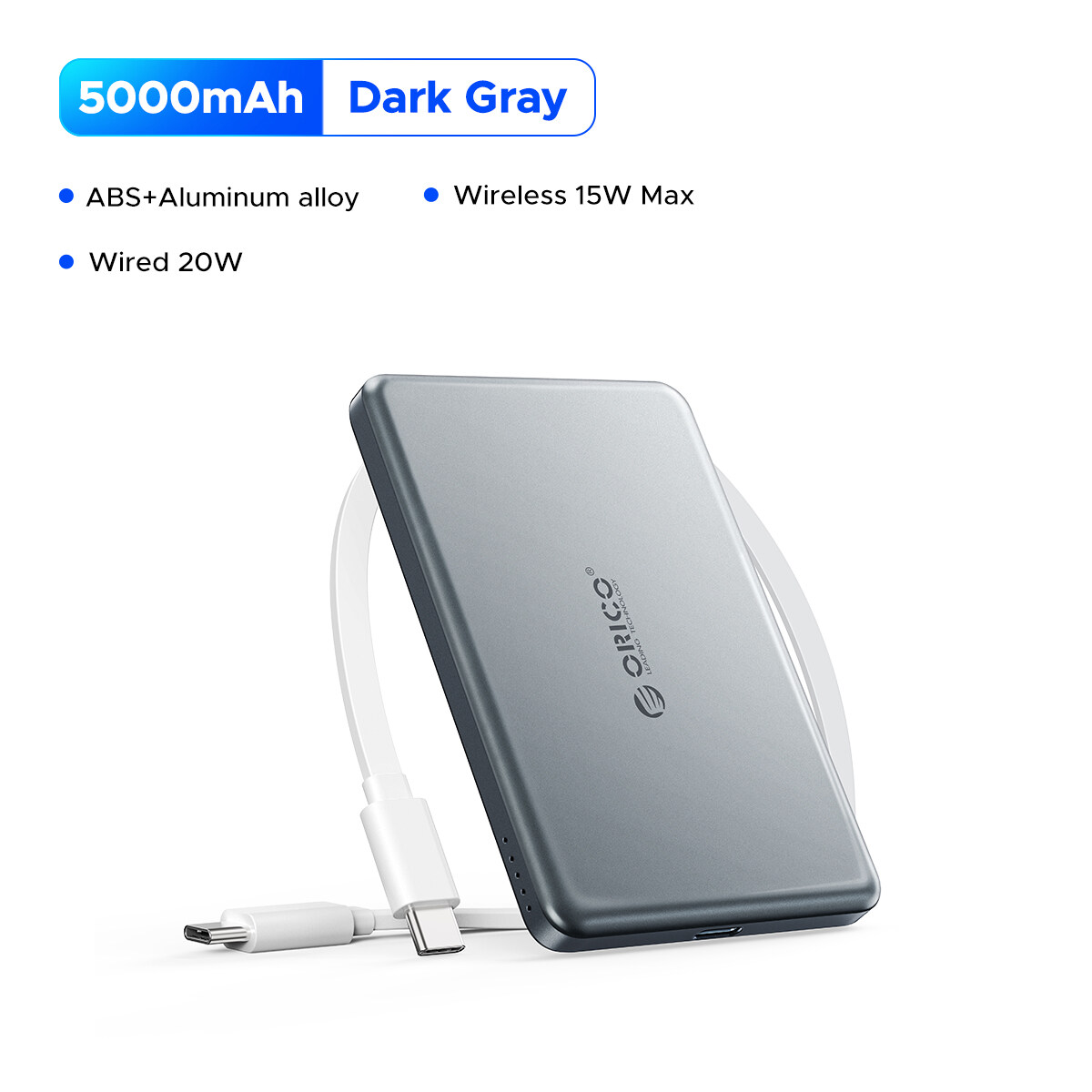 ORICO PD25W 10000mAh Mini PowerBank 5000mAh 10000mAh không dây Powerbank cho Samsung S24 siêu Samsun