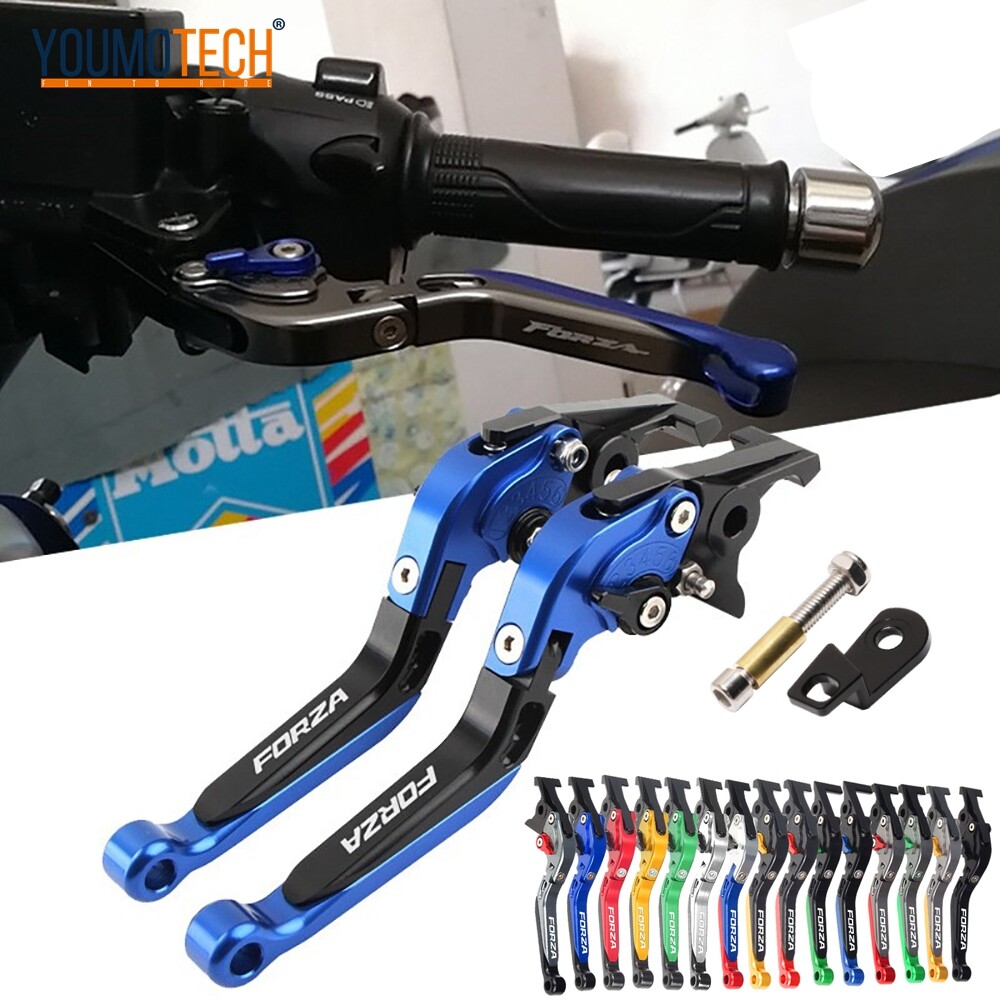 CNC Handle Clutch Brake LEVER with Parking Lock For HONDA FORZA350 NSS350 FORZA300 FORZA750 2010-2024 FORZA 350 FORZA 750 forza 300 Motorcycle Accessories Brake Clutch Levers Handle brake levers forza250 ราคา 699 บาท*ส่งฟรี