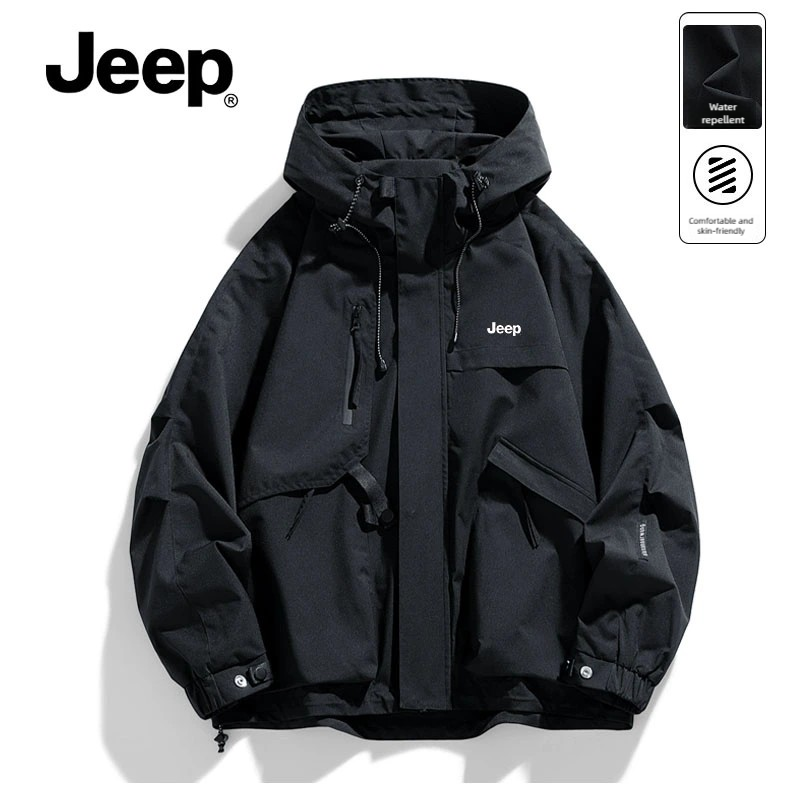 Jeep Autumn/Winter 2025 New Hooded Jacket for Men's Sports