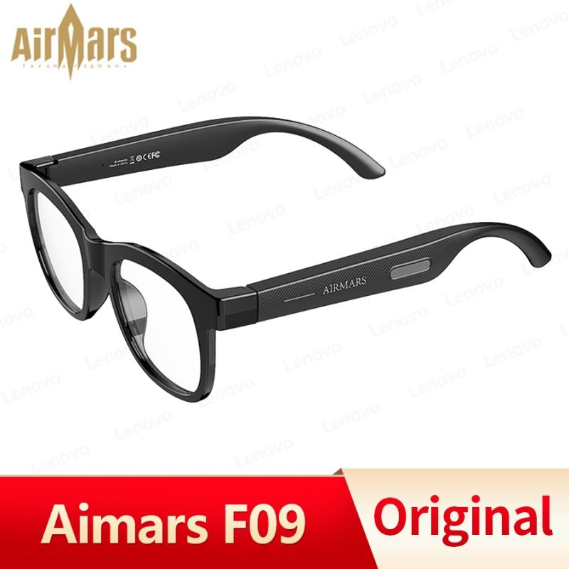 Quái vật airmars F09 kính râm thông minh Tai nghe không dây Bluetooth âm nhạc cuộc gọi với FM Radio Chức năng Kính râm ngoài trời