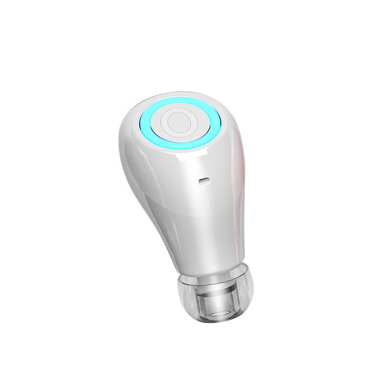 VAORLO Tai Nghe Vô Hình Mini Không Dây Tai Nghe Bluetooth Một Tai Có Mic Tai Nghe Rảnh Tay Chống Nước Tai Nghe Nhét Tai Thể Thao Thời Gian Chờ Dài Cho Mọi Điện Thoại