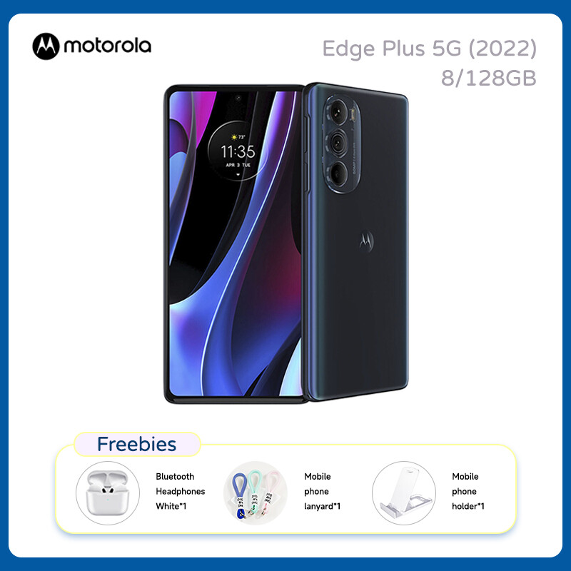 Motorola Edge plus 5G(2022) 6.7-inch Smartphone 8+128GB Global, XT2201 Midnight Blue ราคา 9,678 บาท*ส่งฟรี