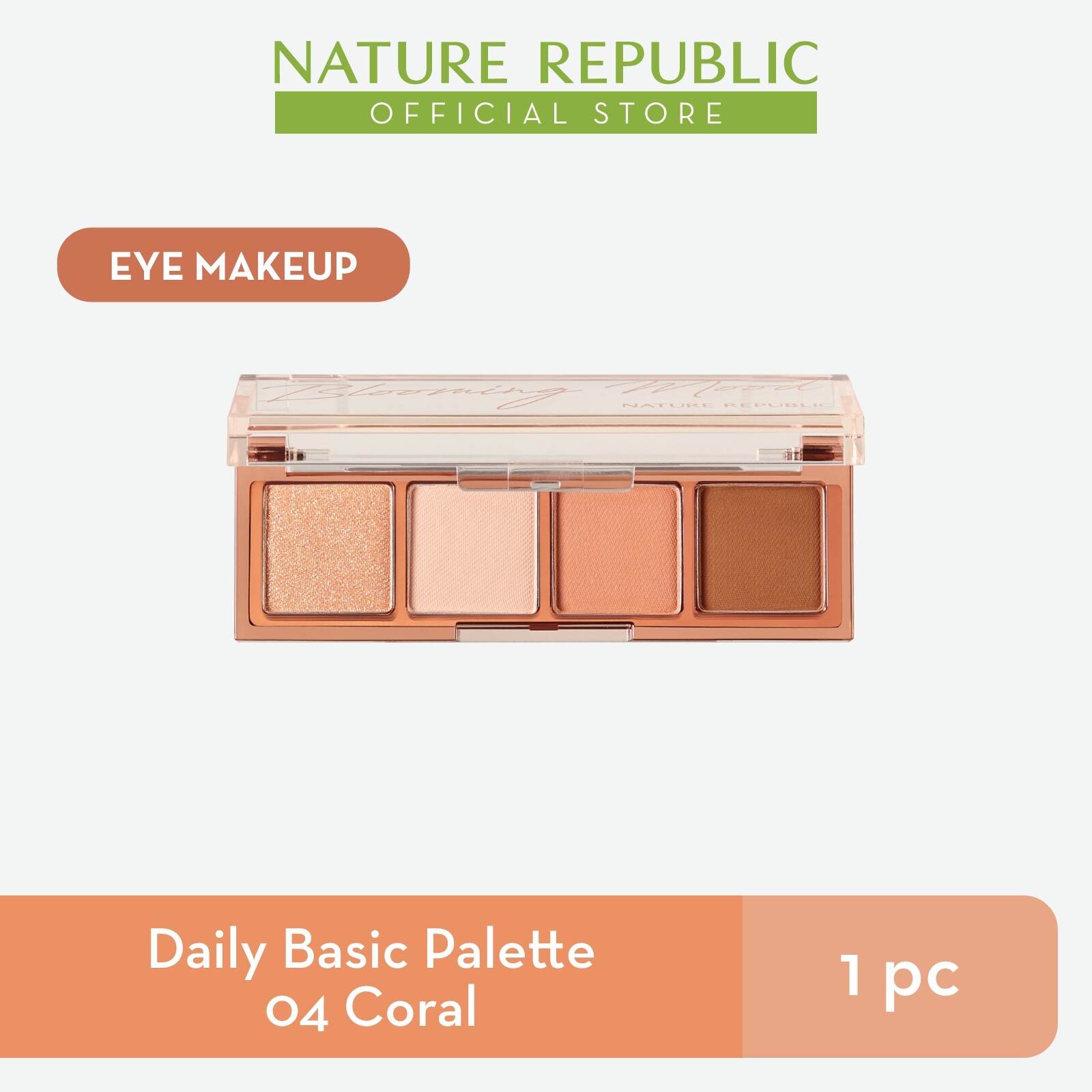 Gambar Nature Republic Daily Basic Palette Makeup  Shadow Palette, Eyeshadow Palette   Four Basic Shades