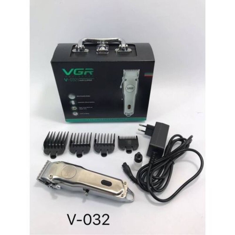 VGR V-032 VGR Chính Hãng Tông Đơ Cắt Tóc Chuyên Nghiệp Thân Máy Bằng Thép  Không Gỉ - Dụng cụ tạo kiểu tóc | VitaminDep.com