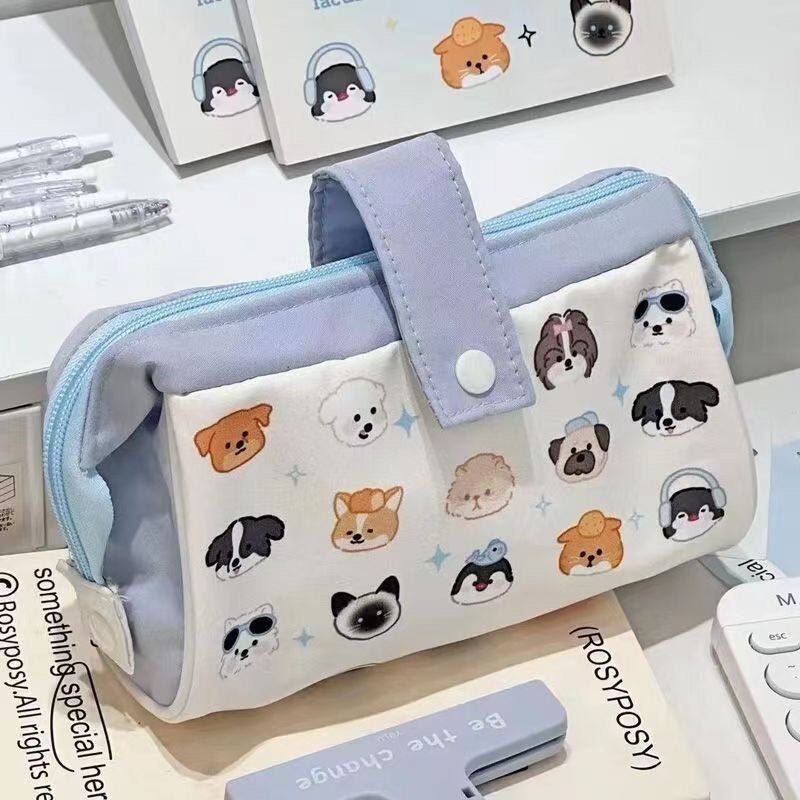 Coquette Túi đựng bút chì Preppy bút chì Đại Học trường hợp Kawaii Puppy bút chì trường hợp bút chì 