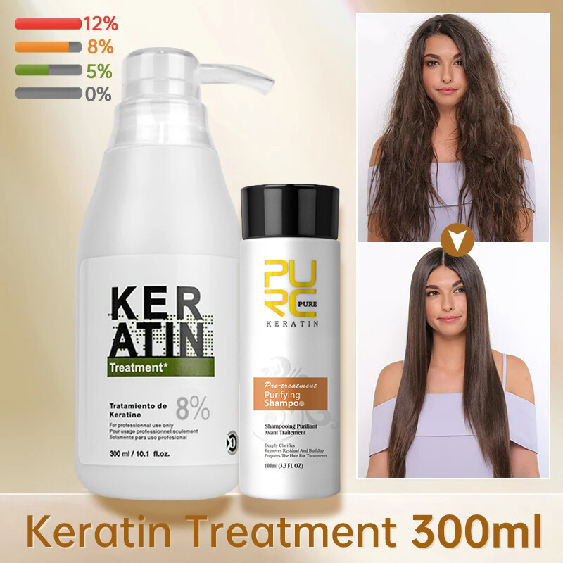 Curly Hair Generic Brazilian Keratin Treatment PURC Brazilian