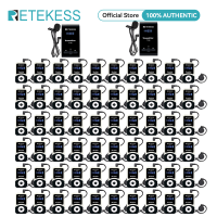 Retekess T130 Wireless Tour Guide System Headsets 99 Channels Church Translation System for Training Teaching Factory Hajj and Umrah pilgrimage Museum Meeting