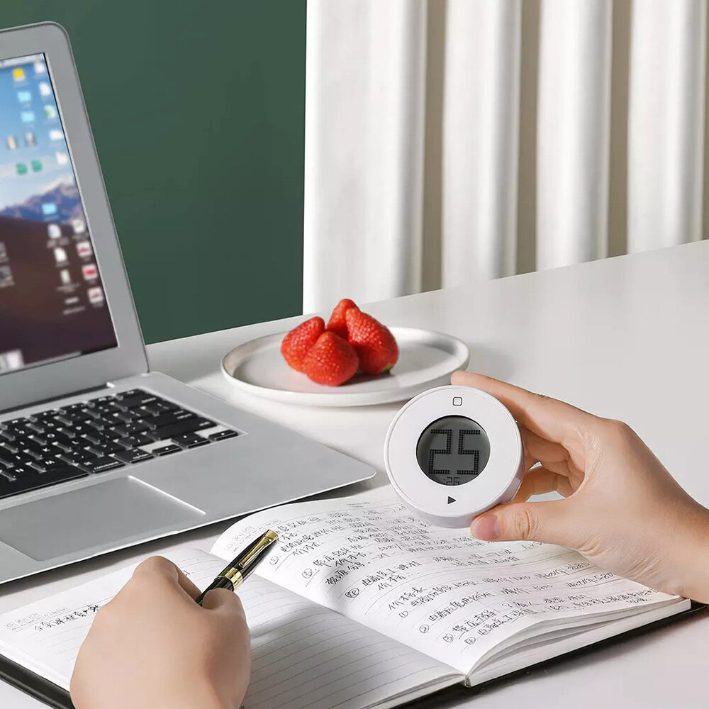 Xiaomi Bộ Hẹn Giờ Điện Tử Nam Châm Jiezhi, Công Tắc Đồng Hồ Báo Thức Đếm Ngược Đếm Ngược Nấu Ăn Trong Bếp Màn Hình LCD Quản Lý Thời Gian Kiểm Soát