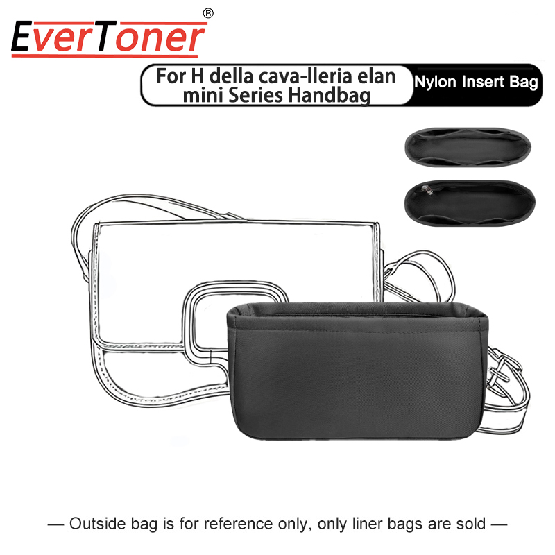 EverToner New Fits For H della cava-lleria elan/mini bag Nylon Inner Organizer Pure Color Storage Pouch for Cosmetic And Daily Use ราคา 583 บาท*ส่งฟรี