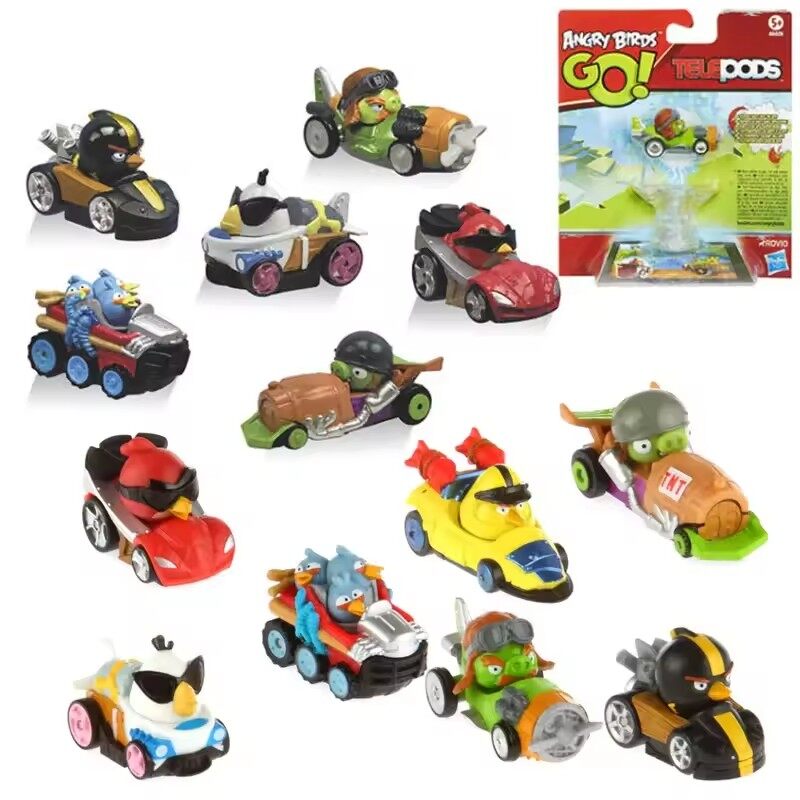 Angry bird Kart Mô hình nhân vật telepods retoy con số Angrybirds đi Trò chơi đồ chơi búp bê cho trẻ em thu đồ trang trí bàn