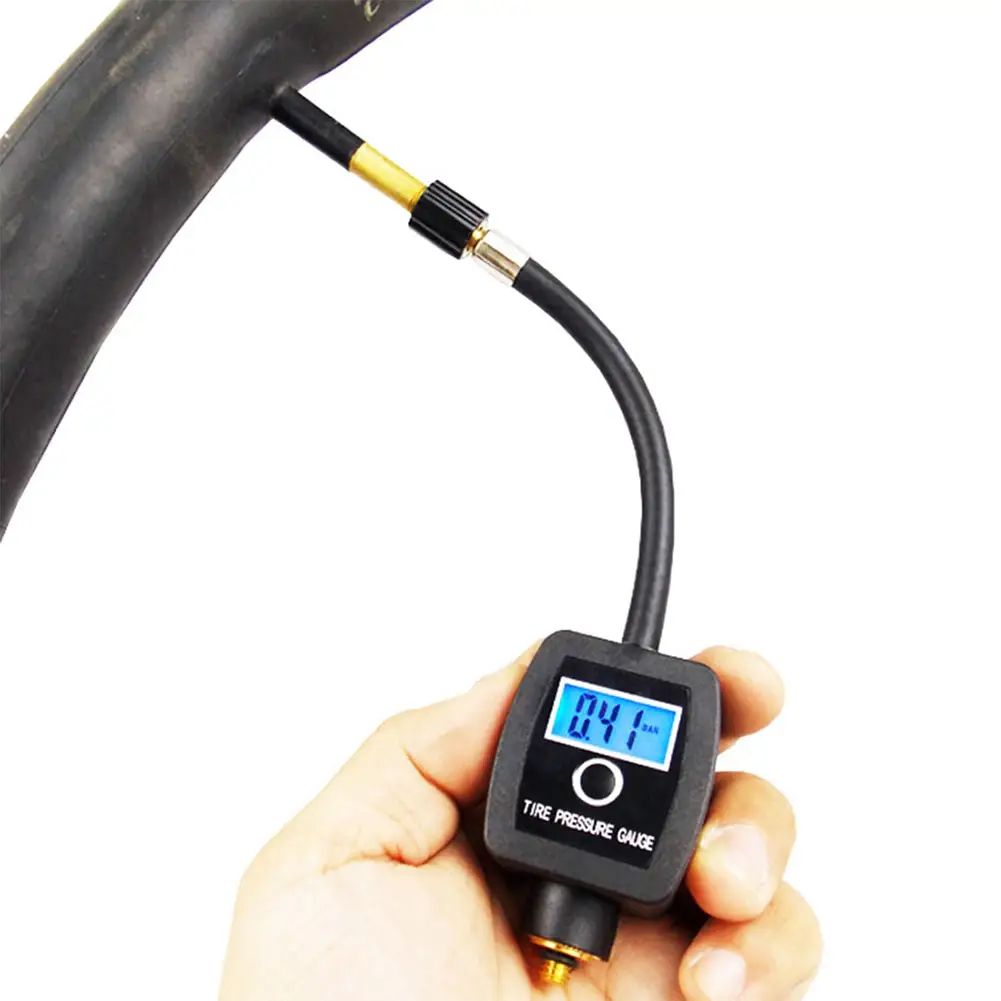 digital bike tire pressure gauge