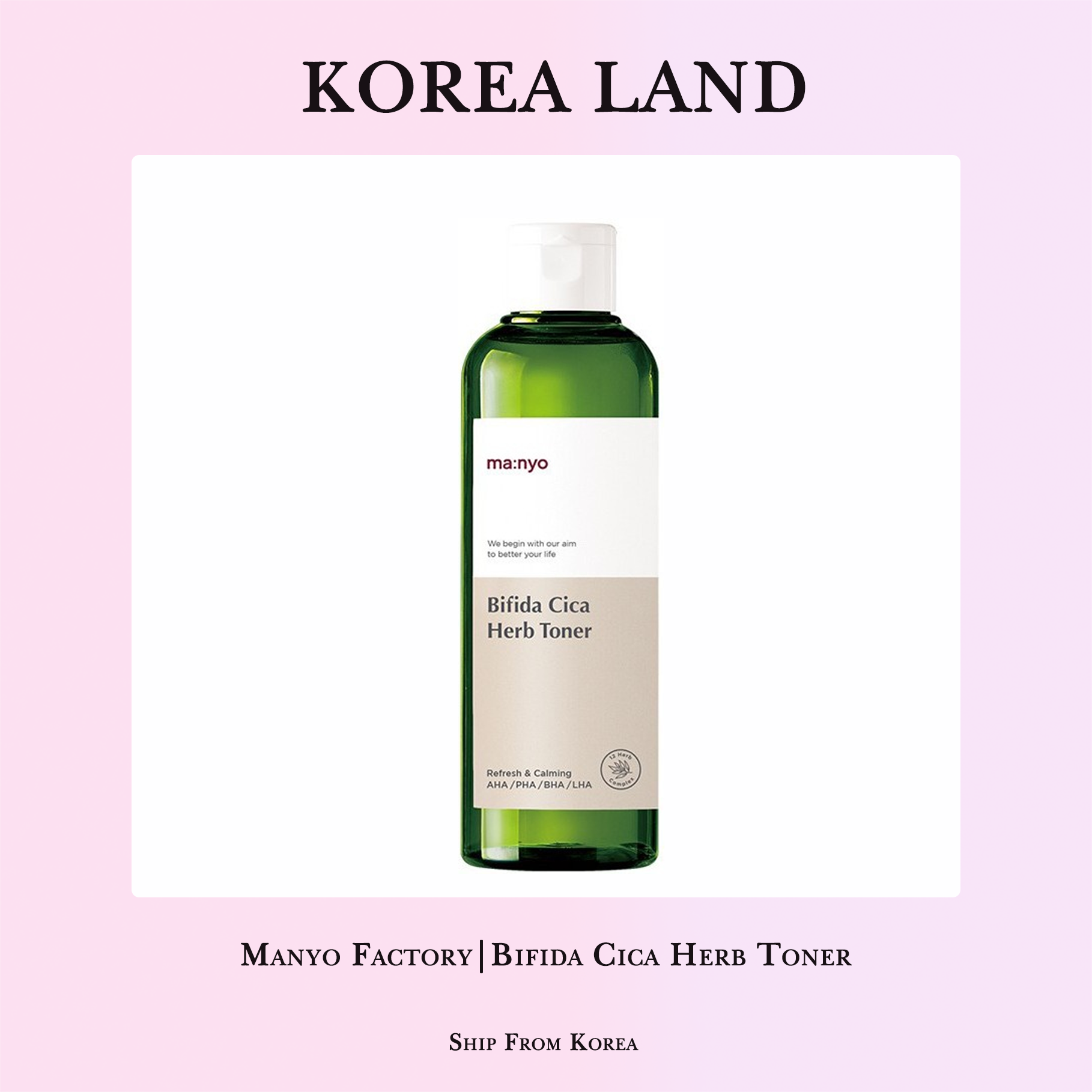 Manyo Factory | Bifida Cica Herb Toner