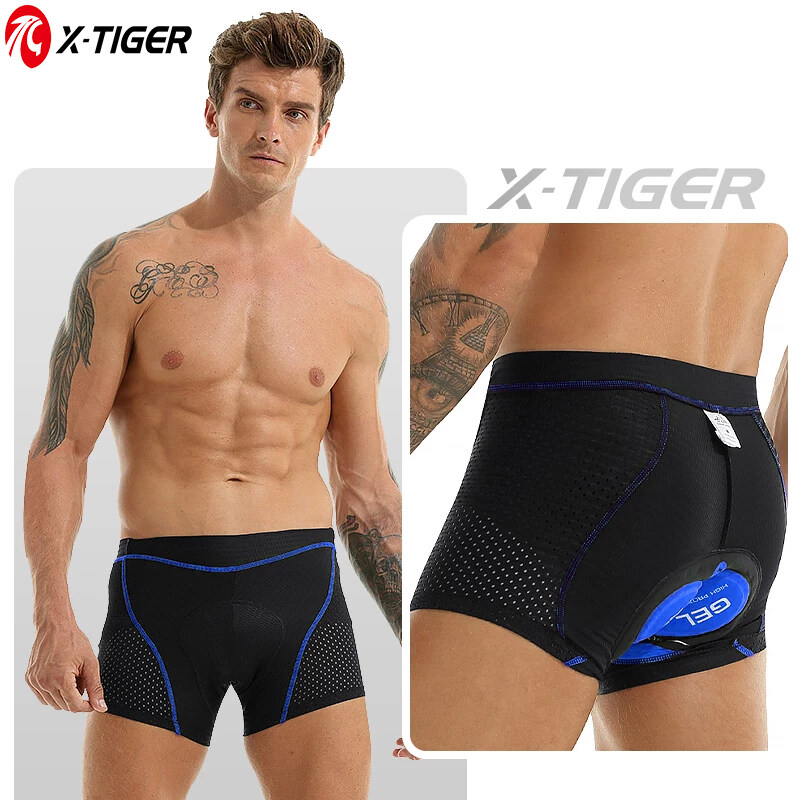 Quần Đùi Đạp Xe X-TIGER Có Đệm Quần Đùi Đạp Xe Chống Sốc Đệm Gel 5D Quần Lót Đạp Xe Đệm Silicon Thoáng Khí Quần Đùi Đạp Xe Leo Núi Quần Tất Đạp Xe Quần Lửng Có Đệm 5D Nhanh Khô