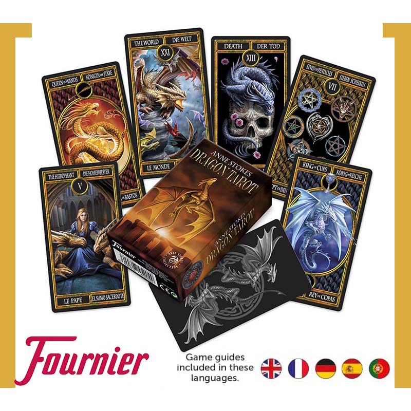 Baraja De Tarot Fournier – 78 Cartas Para Juego, Estilo Francés Y Fabricación Española