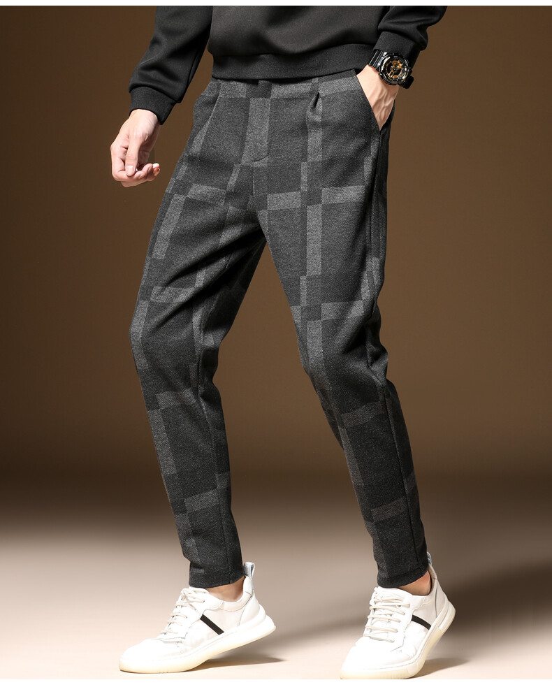 plaid pants mens casual