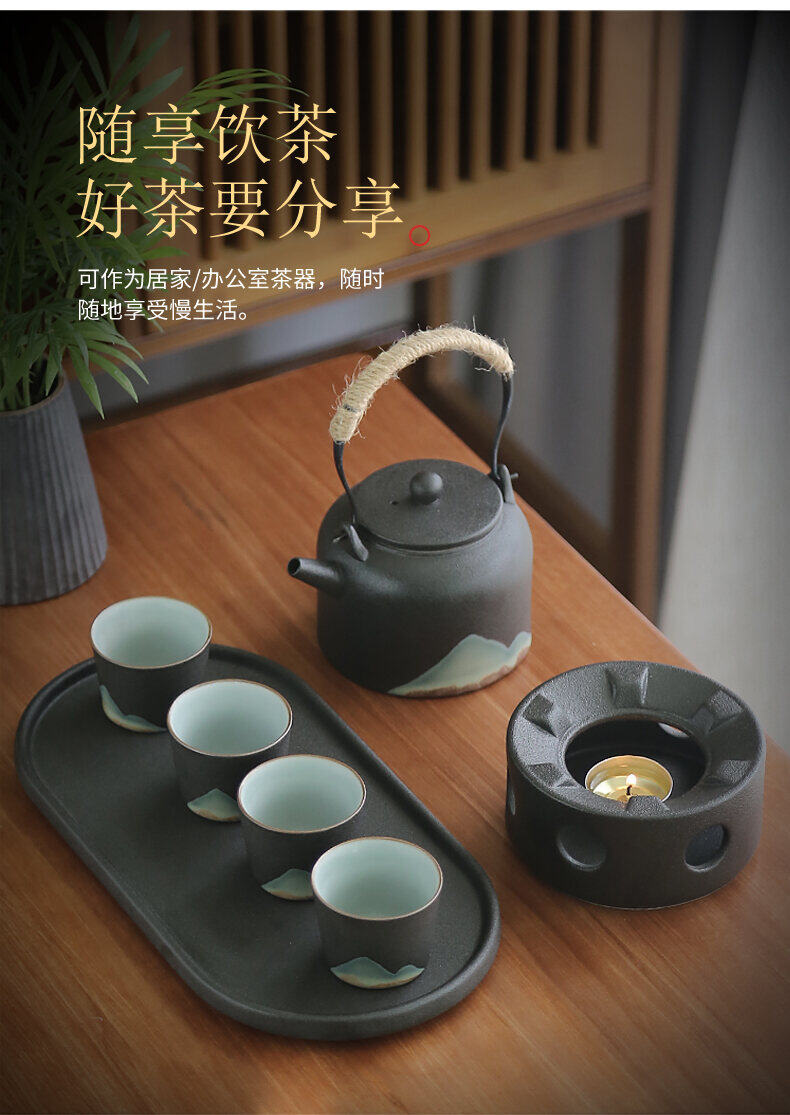 Cốc Trà Kiểu Nhật Cốc Chủ Nhân Gốm Thô Cốc Đơn Bộ Đồ Trà Kungfu Cốc Uống Trà Cốc Uống Trà Cốc Cổ Điển Gốm Sứ