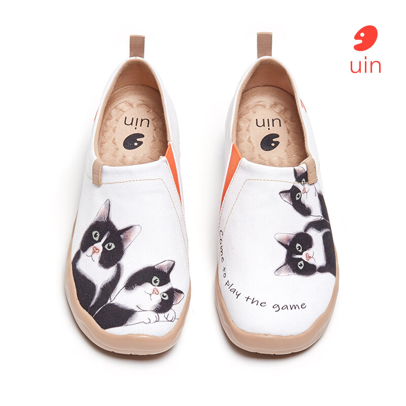 UIN Toledo I Women's Fashion Sneakers Art Painted Travel Shoes Canvas Slip on Lightweight Loafers Cute Pets ราคา 3,638 บาท*ส่งฟรี