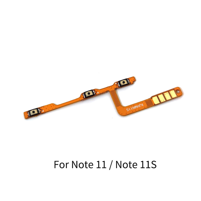 Cho Xiaomi Redmi Note 11 11S 4 gam Power ON OFF khối lượng nút bên linh kiện thay thế viền khung Bộ phận thay thế