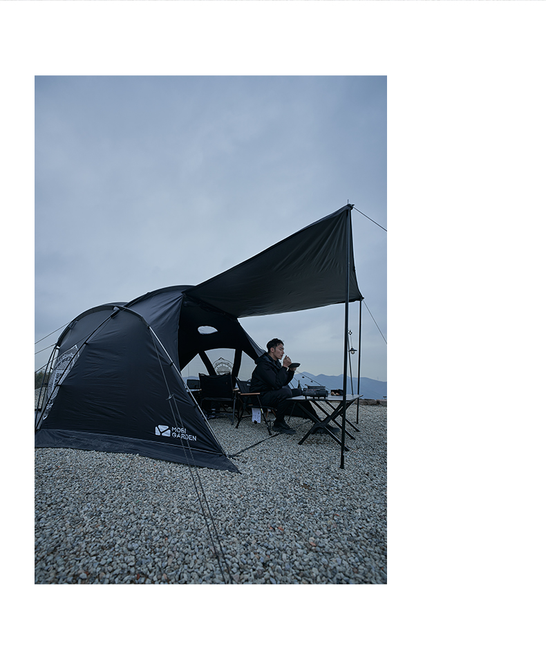 MOBI GARDEN Camping Tent 2-3 Person Waterproof Rainproof Windproof Portable Large Space 4 Season Backpacking Hiking · v67
