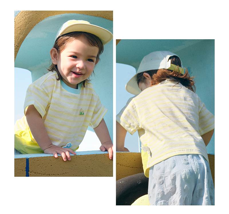 balabala Boy Short Sleeve T-Shirt Baby Top Girl Clothing 2025 New Summer Fashion Cute Infant Top