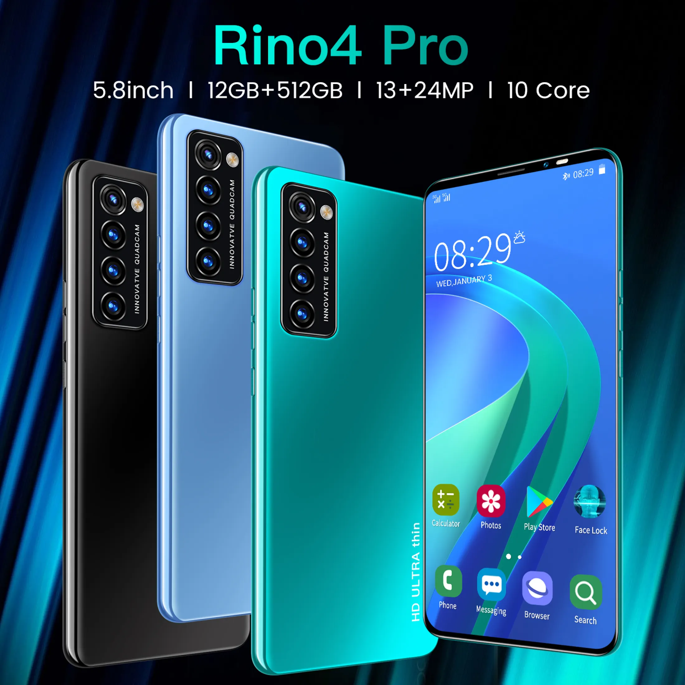 Hp Murah Cuci Gudang Rino5 Pro Ponsel 5 8 Inci Ram 6gb Rom 128gb Smart Phone Android Dengan Fitur Pembuka Kunci Sidik Jari Pengenalan Wajah Handphone Promo Sunfury Garansi Resmi Lazada Indonesia