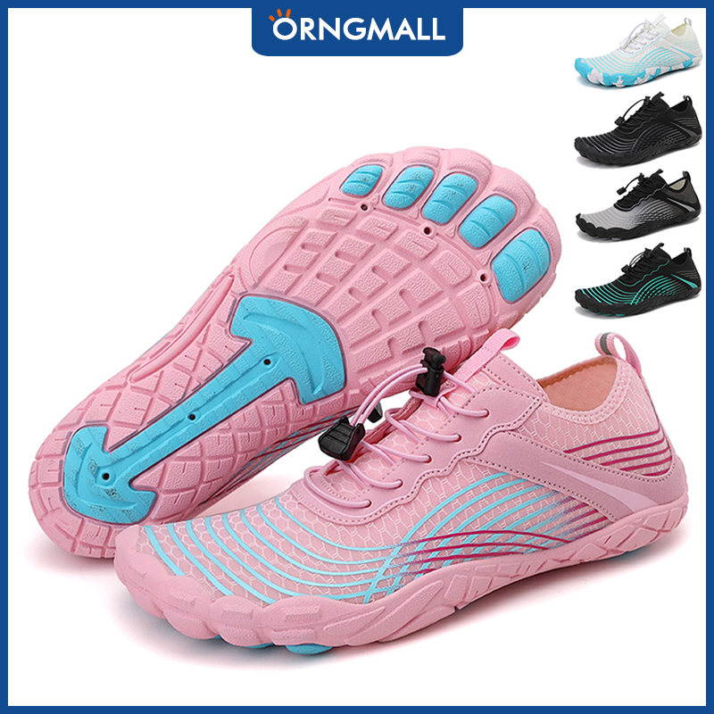 ORNGMALL Water Shoes Men Barefoot Shoes Women Beach Aqua Shoes Boys Quick Dry Breathable Sport Sneakers Footwear Swimming Hiking Gym 36-47 ราคา 536 บาท*ส่งฟรี