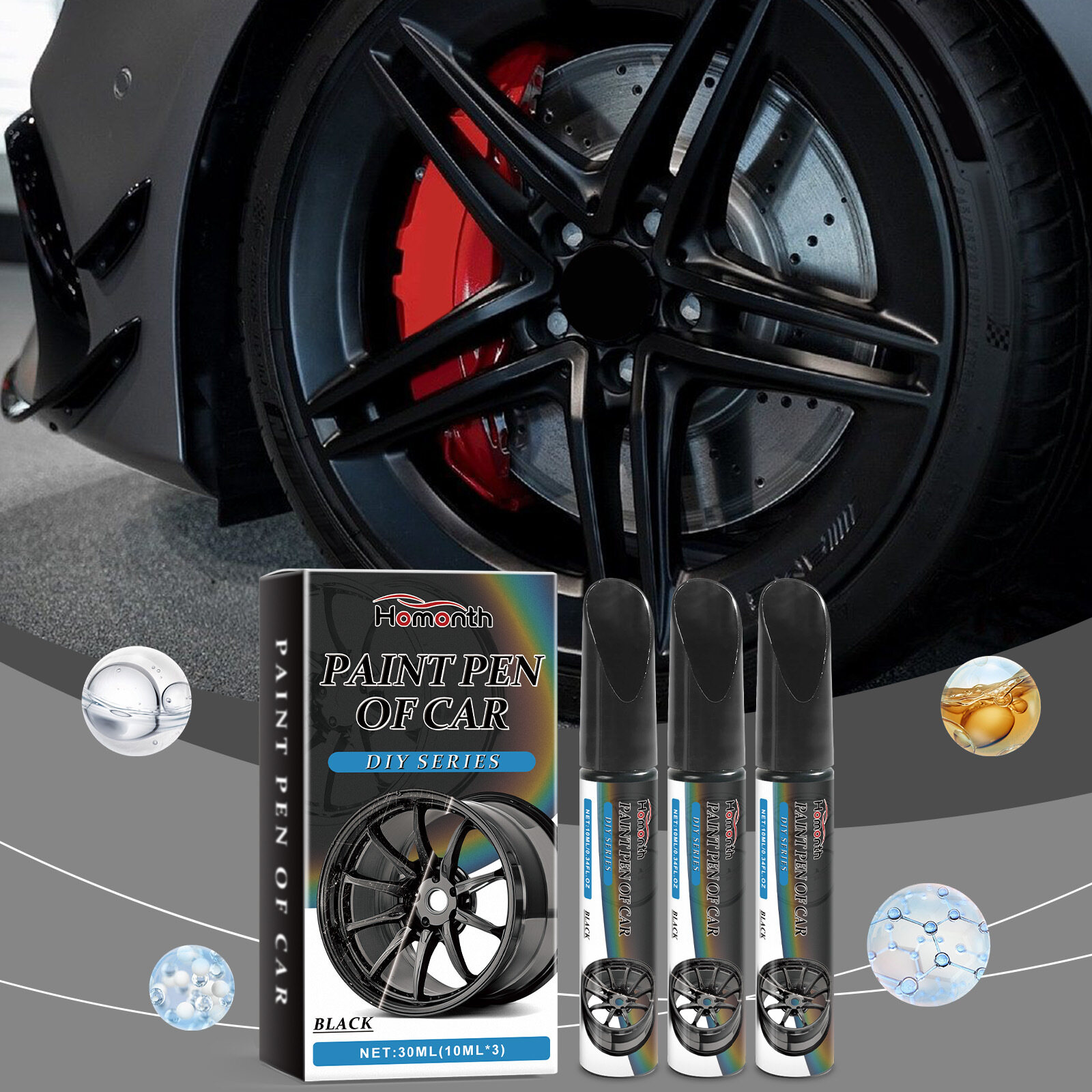 Rayhong bút sửa vết xước trên xe Touch-up Painter Pen Sửa Chữa Bề Mặt Chuyên Nghiệp Applicator Scratch Rõ Ràng Remover Cho Bất Kỳ Màu Sắc Xe Ô Tô Scratch Sửa Chữa bút sơn Không Thấm Nước Tự Động Áo Sửa Chữa chăm sóc sơn Bút Scraches Loại Bỏ Cho Phụ Kiện X