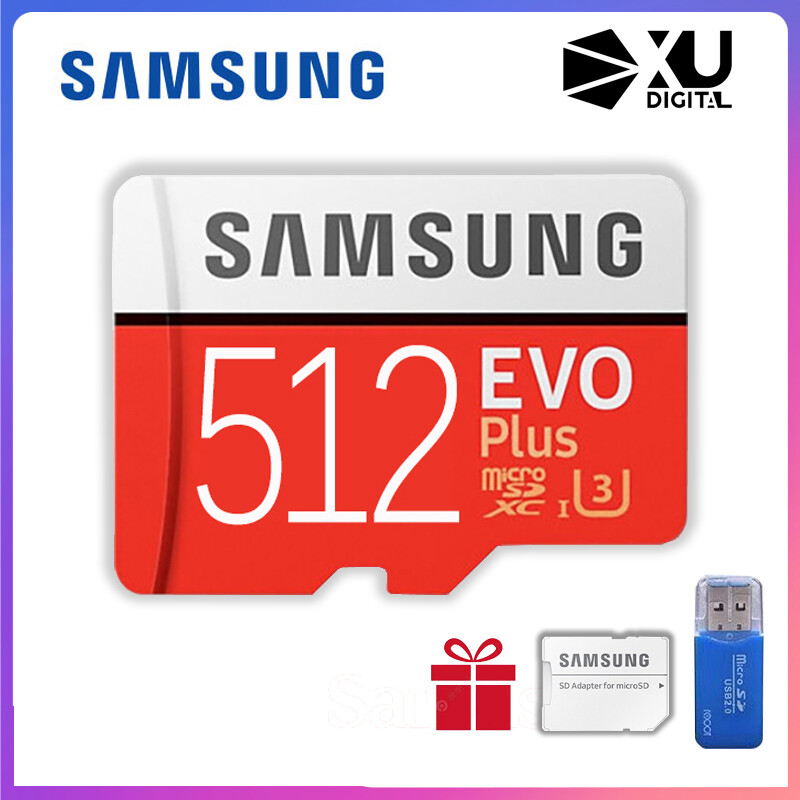 Samsung evo plus thẻ micro sd 16gb thẻ flash tốc độ cao 32gb 64gb thẻ nhớ tf 128gb 256gb thẻ nhớ 512gb thẻ nhớ điện thoại di động máy tính bảng thẻ micro sdxc bộ chuyển đổi sd na may class 10
