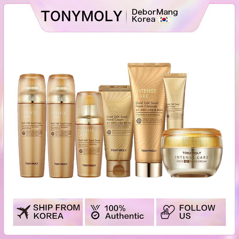 Tony moly dưỡng da chống lão hoá ốc sên, vàng 24k tonymoly intense care gold 24k snail collection