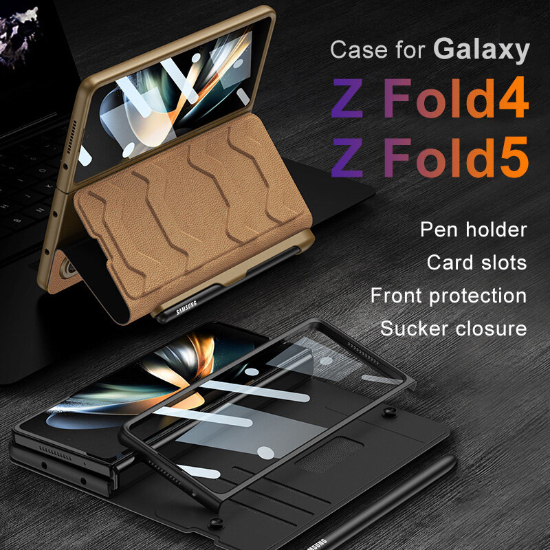 Samsung Galaxy Z Fold4 Standing Cover With S Pen And S Pen Holder