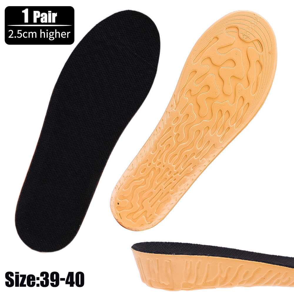 【♡Lovely girls house♡】Orthopedic Height Increase Insoles for Women Men Invisiable Boost 1.5-3.5cm Memory Foam Shoes Pad Breathable Feet Care Insole - 3