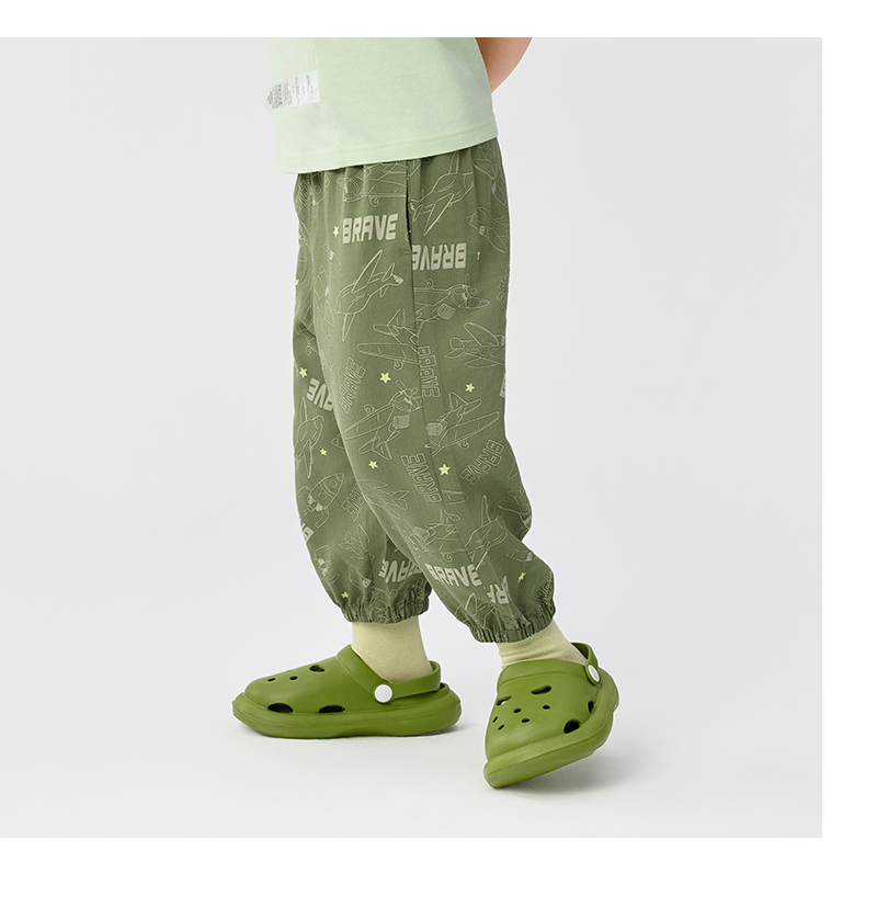 balabala Children Pants For Boy And Girl Summer Antimosquito Pants Little Kids Summer Breathable Outdoor Casual Pants · v4