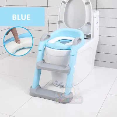 Kidzzempire Toilet Training Ladder Chair Foldable Upgraded with Cushion Seat Anti Slip BAB025 (4)