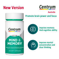 Centrum Mind & Memory Supports focus and improves memory(100 Tablet)