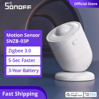 SONOFF SNZB-03P Zigbee 3.0 Motion Sensor Wireless Detector Smart Human Movement Sensor Faster Detection Real-time Monitoring Local eWeLink APP Smart Scene Turn On Lights Need Zigbee Hub