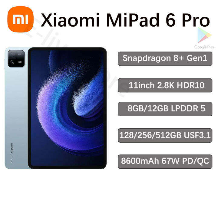 Xiaomi Pad 6 Pro Global Version Tablet - Android 13, Snapdragon