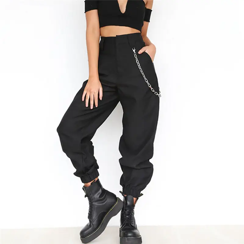 women's plus size cargo trousers