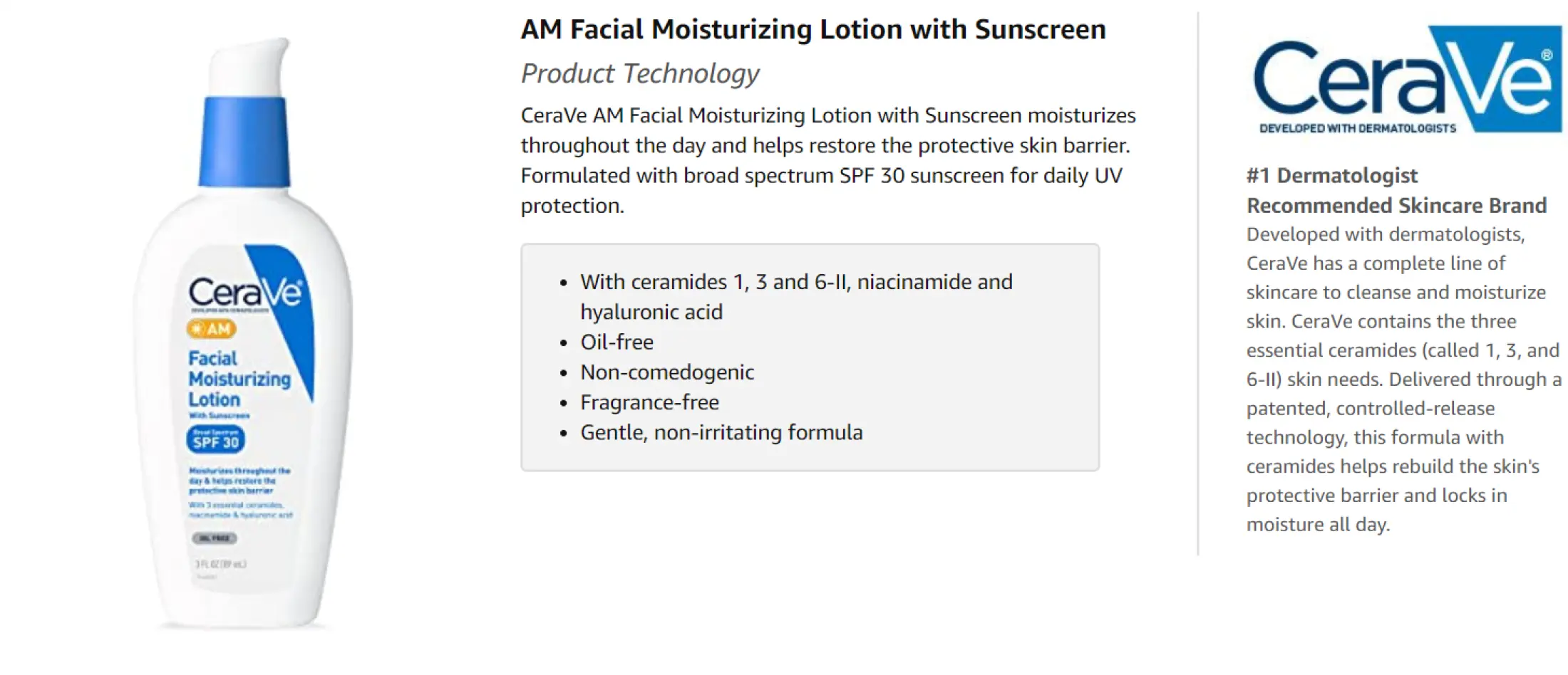 cerave lightweight lotion with spf 30