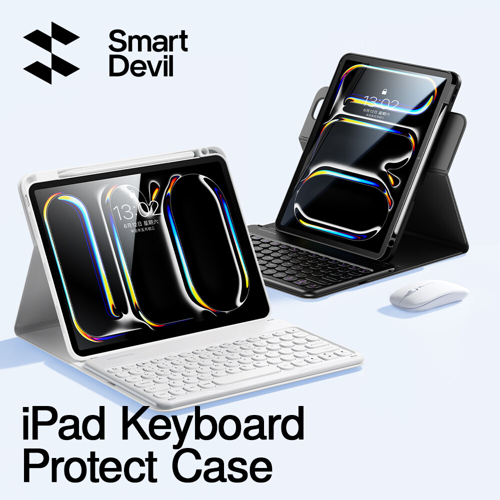 Smartdevil iPad Vỏ bàn phím cho iPad Pro iPad Air iPad Air 5 Air 4 iPad 10th Gen iPad 7th / 8th / 9t