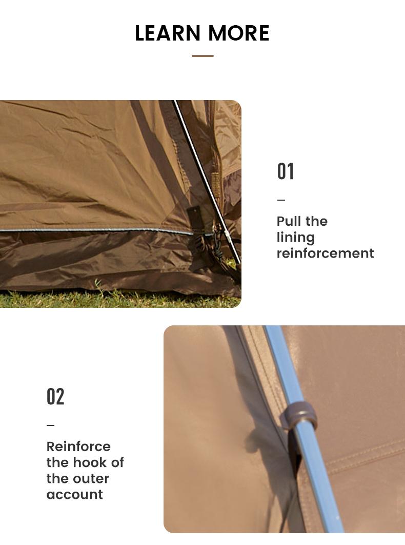 MOBI GARDEN Camping Family Tent Glamping Oxford Waterproof 4 Person Picnic Outdoor · v2