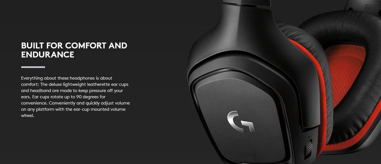 Logitech G331 Gaming Headset with Flip-to-Mute Mic for Playstation 4, Xbox One and Nintendo Switch 17 8abef0b59b02a1301df9f1e26895dfb5