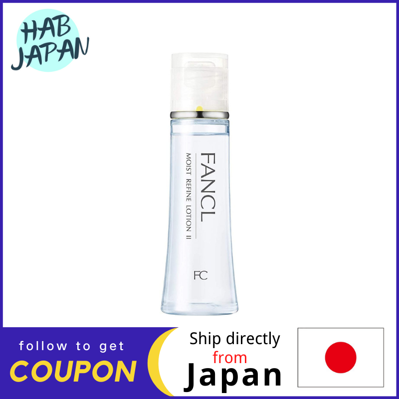 Gambar FANCL Moist Refine Lotion 30mL II Moist A moisturizing cosmetic solution that penetrates into the skin with a soft thickness and prepares the skin to be clear and smooth.?Ship directly from Japan?