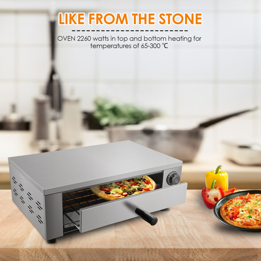 Gambar [Ready Stock] 12 16 Inch Electric Pizza Oven, Household And Commercial, Easy To Operate And Timeable, 220V