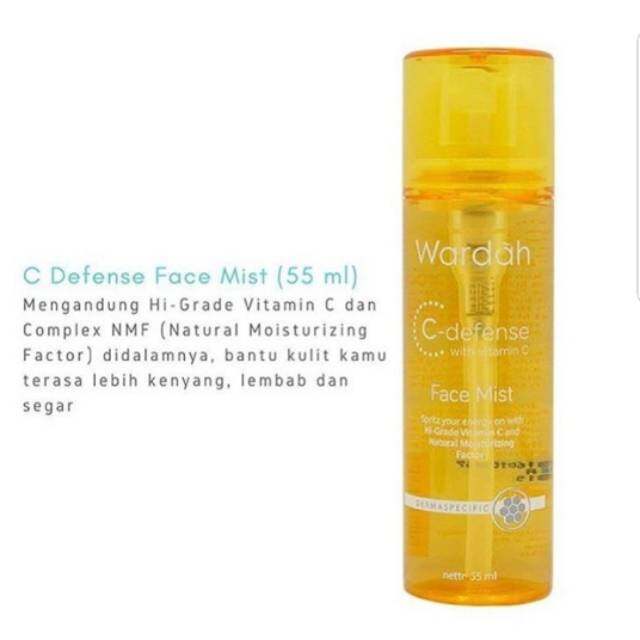Wardah C Defense Face Mist 55ml Lazada