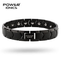 【FDA Registration】Power Ionics 100% Titanium 99.999% Germanium Mens Womens Accessory Bracelet Therapy Charm Jewelry Engrave Gifts