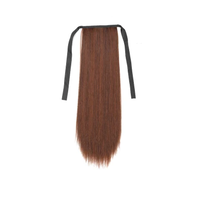 45cm/60cm/75cm/85cm Fashion Women Long Straight Drawstring Synthetic Hair Clip In High Ponytail Extension Hairpiece (5)