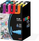 uni Posca 15 Paint Marker Pen Set - Assorted Colors