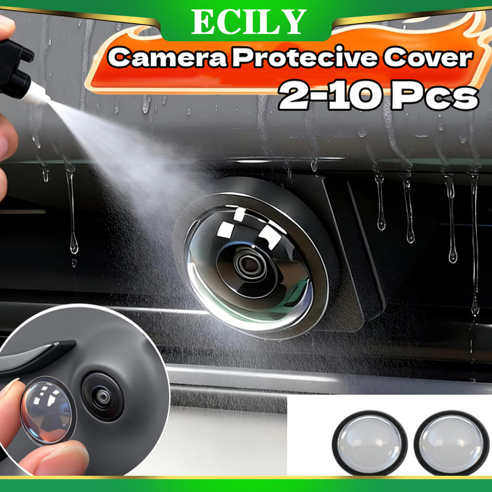 Phụ tùng phụ kiện ô tô xe máy ECILY - 2/10PCS Universal Car Camera Lens Protector Front and Rear View Backup Camera Cover 360 Camera Protection Anti Scratch Waterproof Dustproof Protection Accessories Giá 20,041 Đồng*Miễn phí vận chuyển