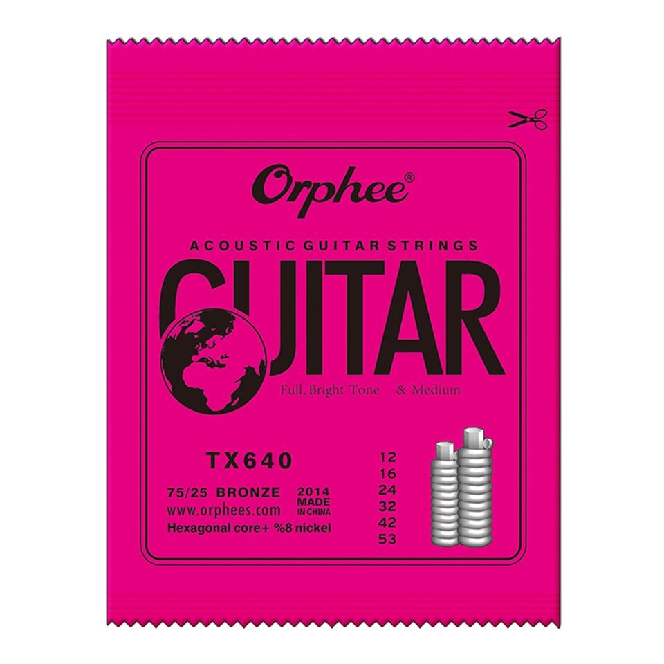 Orphee-Hot-Sell-1-SET-ACOUSTIC-Guitar-St-Hexagonal-core-8-nickel-FULL-Bronze-Bright-tone(8)